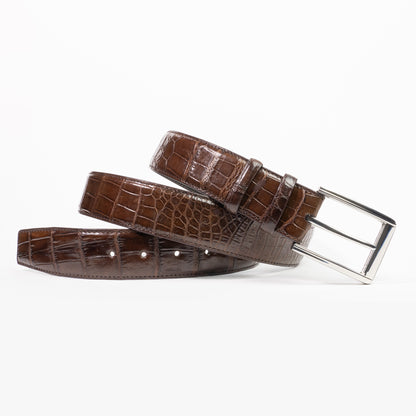 real alligator leather belt new york 