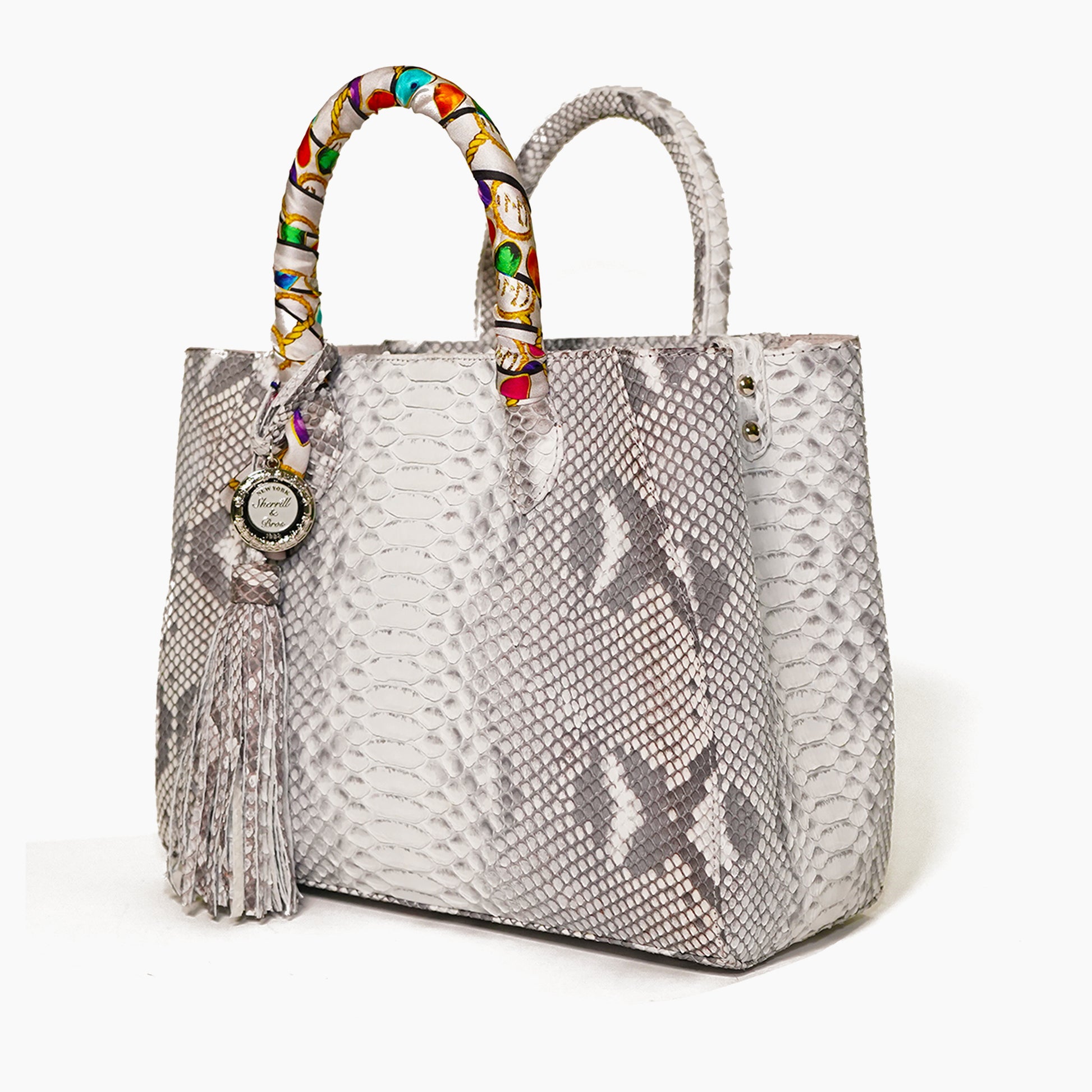 Silver Snakeskin Purse Handbags & Totes
