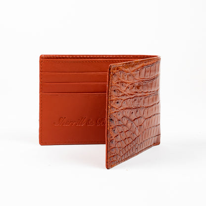 Peanut Genuine Crocodile Wallet "Byrd"