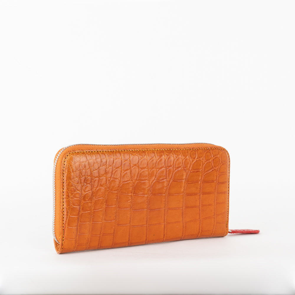Genuine Leather Wallet Orange, Orange Leather Wallet Womens