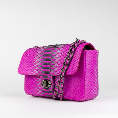 real python shoulder bag from sherrill bros