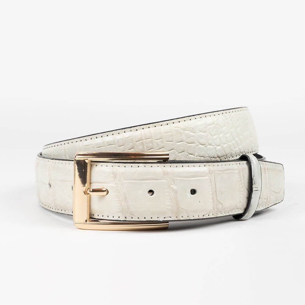 White and hotsell gold belt mens