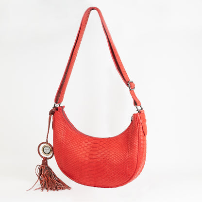 red leather shoulder bag new york 